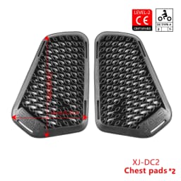 Motorcycle Protector Armor Anti-Shock Back Pad CE Level 2 Riding Shoulder Elbow Knee Pads Built-in Guard Gear for Riding Safety