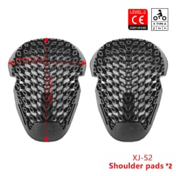 Motorcycle Protector Armor Anti-Shock Back Pad CE Level 2 Riding Shoulder Elbow Knee Pads Built-in Guard Gear for Riding Safety