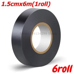 Black Electrical Tape Insulation Tape Electrical Insulating Tape Strong Adhesive Wire Harness Tapes Electrical Wiring Waterproof