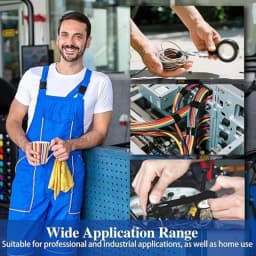 Black Electrical Tape Insulation Tape Electrical Insulating Tape Strong Adhesive Wire Harness Tapes Electrical Wiring Waterproof
