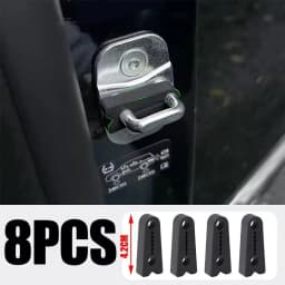 Soft Silicone Auto Door Lock Damper Buffer Pad Shock Absorber Anti Noise Soundproof Gasket Protection Sticker Accessories Kit