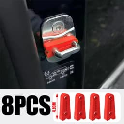 Soft Silicone Auto Door Lock Damper Buffer Pad Shock Absorber Anti Noise Soundproof Gasket Protection Sticker Accessories Kit