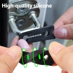 Soft Silicone Auto Door Lock Damper Buffer Pad Shock Absorber Anti Noise Soundproof Gasket Protection Sticker Accessories Kit