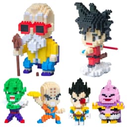 Hot 16 Style Anime Mini Model Dragon Ball Son-Goku Uub 3D DlYassembly Modeling Educational Toy Desk Figure