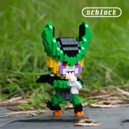 Hot 16 Style Anime Mini Model Dragon Ball Son-Goku Uub 3D DlYassembly Modeling Educational Toy Desk Figure