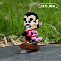Hot 16 Style Anime Mini Model Dragon Ball Son-Goku Uub 3D DlYassembly Modeling Educational Toy Desk Figure
