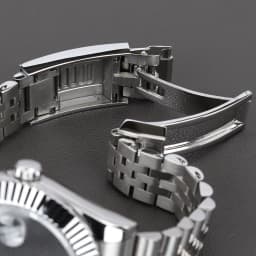 36mm/39mm Watch Case Glide Lock Bracelet Sapphire Crystal Glass For DJ SK NH35 NH36 NH34NH70 Miyota8215 Movement Air King Oyster