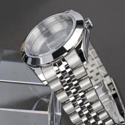 36mm/39mm Watch Case Glide Lock Bracelet Sapphire Crystal Glass For DJ SK NH35 NH36 NH34NH70 Miyota8215 Movement Air King Oyster