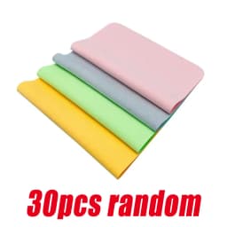 5/15/30Pieces of High-quality Microfiber Glasses Cleaning Cloth Suede Glasses Cleaner Mobile Phone Screen Glasses Cleaning Wipes