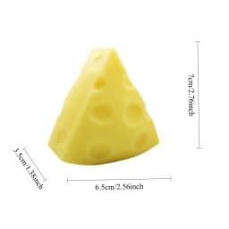 & Cheese Squishy Toy Simulation Cheese Squeeze Toy Soft Cute Decompressing Pinching Cheese Sticky Slow Rebound for Adults Toy