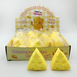 & Cheese Squishy Toy Simulation Cheese Squeeze Toy Soft Cute Decompressing Pinching Cheese Sticky Slow Rebound for Adults Toy