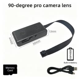 4K HD Mini WiFi Camera - Remote Viewing Motion Detection DIY Home Nanny Style Surveillance Cam