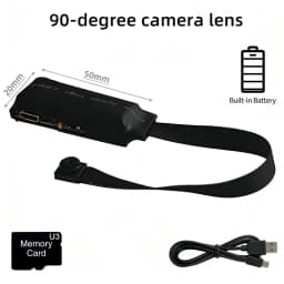4K HD Mini WiFi Camera - Remote Viewing Motion Detection DIY Home Nanny Style Surveillance Cam