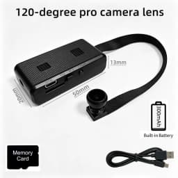 4K HD Mini WiFi Camera - Remote Viewing Motion Detection DIY Home Nanny Style Surveillance Cam