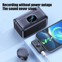 2.4GHz Wireless Lavalier Microphone - Magnetic Suction Design with Charging Case Mini Portable For Video Recording 2026 NEW