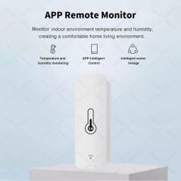 Zigbee 3.0 Smart Temperature & Humidity Sensor Indoor Thermometer Hygrometer Monitor Works with Home Assistant Z2MQTT Yandex ZHA