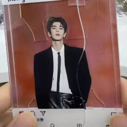 TV Drama Zhu Yu Peripheral Handsome Zhang Linghe Muscle Reveal Pull Tab Card Acrylic Pulling Keychain Exquisite Collection Gift