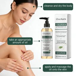 Collagen Body Oil Tighten Skin Lifting Increase Body Elasticity Massage Repair Moisturizing Non-greasy Essential Care Oil 100ml