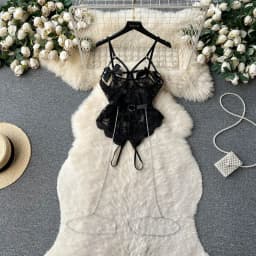 Women Leopard Print Velour Bodysuits Fashion One Piece Combination Halter Vintage Bodycon Sexy Onesie Lingerie Comfortable New