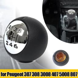 Car 5/6 Speed Gear Shift Lever Knob Head for Peugeot 307 308 3008 407 5008 807 Citroen C3 C4 C8