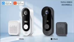 Tuya WiFi Home Smart Video Doorbell Outdoor Bidirectional HD Door Eye Camera 1080P Support SD Card Cloud Storage Waterproof