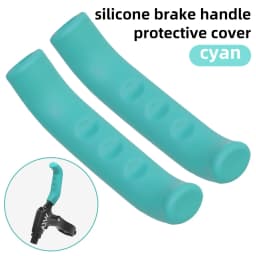 Bike Brake Lever Grip Purple Red Blue Green Pink Silicone Protector For Mtb Bmx Scooter Bike Levers Cover Bicycle Accessories