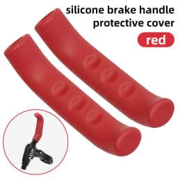 Bike Brake Lever Grip Purple Red Blue Green Pink Silicone Protector For Mtb Bmx Scooter Bike Levers Cover Bicycle Accessories