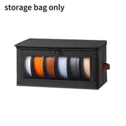 Non-Woven Storage Bag Clear Window Foldable Dustproof Organizer for Printer Filament Toys CD Stackable Transparent Container