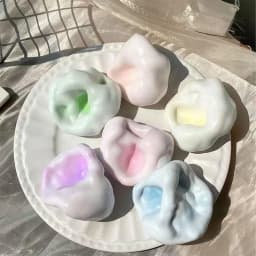 Realistic Mochi-like Texture Stress Ball Soft Fidget Sensory Toy For AutismSlow Rebound Squeeze Toy For Adults Kids Christmas