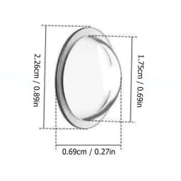 2pcs Car Camera Lens Guards 360 Panoramic Reversing Camera Lens Protector HD Scratch Resistant Universal Modification Accessory