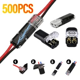 Fast Electric Wire Connector Free Stripping Plug Quick Cable Connector Dual line Interconnection Automotive Terminal Connectors
