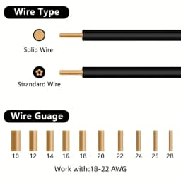 Fast Electric Wire Connector Free Stripping Plug Quick Cable Connector Dual line Interconnection Automotive Terminal Connectors