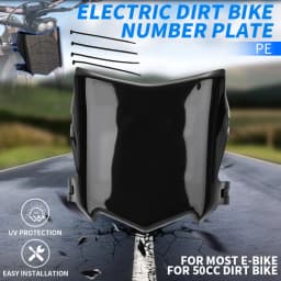 Electric Bike Front License Plate For Surron S X Motorcycle Accessories Number Plate For Stark Varg Talaria Sting Q20 Dirt EBike