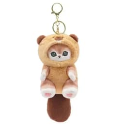 12cm/Anime Mofusand Plush Keychain Pendant Bag Pendant Cartoon Cute Little Raccoon Squirrel Panda Plush Doll Sofa Ornaments Gift