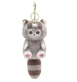 12cm/Anime Mofusand Plush Keychain Pendant Bag Pendant Cartoon Cute Little Raccoon Squirrel Panda Plush Doll Sofa Ornaments Gift
