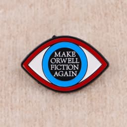 Book Lover Enamel Pin Cute Reading Themed Brooch "Just One More Chapter" Lapel Pins for Backpacks Bookworm Gift