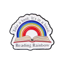 Book Lover Enamel Pin Cute Reading Themed Brooch "Just One More Chapter" Lapel Pins for Backpacks Bookworm Gift