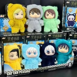 /New The Monsters Jujutsu Kaisen Vinyl Face Doll  Action Figure Backbag Pendant Toys Christmas Gift Dolls Accessories