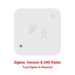 Tuya Zigbee WiFi Human Presence Sensor 24G MmWave Radar Detector APP Control For Smart Home Security Protector
