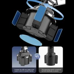 Car Cup Holder Tablet & Phone Mount Universal Stand With Adjustable Long Arm For iPad For Samsung Galaxy Tab For Kindle