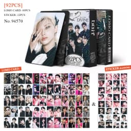 55Pcs/92Pcs Idol SKZOO Stray Kids New Series 6TH FANMEETING Lomo Cards Postcards Felix HyunJin Jisung Woojin Chan Fans Gifts
