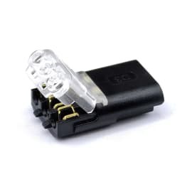 10/30/50Pcs Wire Connect Terminal Connector, 3-Pin Bidirectional Plug-in Cable Buckle Connector DC Lock Cover Suitable LED