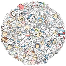 100pcs Cute Chiikawa Stickers DIY Waterproof Vinyl Scrapbook Water Cup Phone Case Lovely Cartoon Anime Sticker Kids Gift Toy