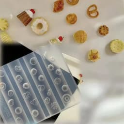 Cute Animal Nail Art & Cookie Baking Mold Set - Dog & Rabbit Shapes Transparent Silicone Mini Decorations for Crafting