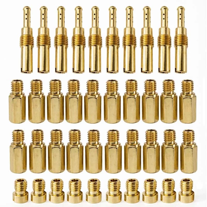 40/20/10PCS Motorcycle Carburetor Main Pilot Jets for PWK CVK PE Keihin GY6 Scooter ATV Dirt Bike Repair Kit
