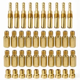 40/20/10PCS Motorcycle Carburetor Main Pilot Jets for PWK CVK PE Keihin GY6 Scooter ATV Dirt Bike Repair Kit