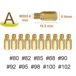 40/20/10PCS Motorcycle Carburetor Main Pilot Jets for PWK CVK PE Keihin GY6 Scooter ATV Dirt Bike Repair Kit