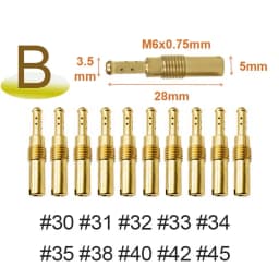 40/20/10PCS Motorcycle Carburetor Main Pilot Jets for PWK CVK PE Keihin GY6 Scooter ATV Dirt Bike Repair Kit