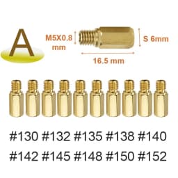 40/20/10PCS Motorcycle Carburetor Main Pilot Jets for PWK CVK PE Keihin GY6 Scooter ATV Dirt Bike Repair Kit