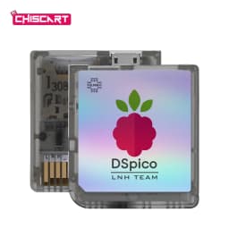 Chiscart Transparent Frosted MicroUSB DSpico Game Reader RP2040 16 MBit Compatible With NDS NDSL DSi 3DS Consoles
